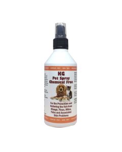 Natural Enzymes KG Pet Spray effective on mange, fleas, ticks, mites and itchy skin