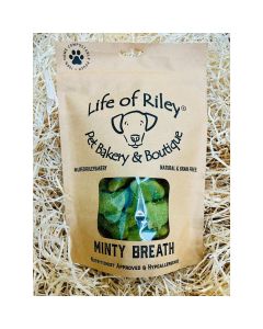 Life of Riley Minty Breath Dog Bone Treats 100g