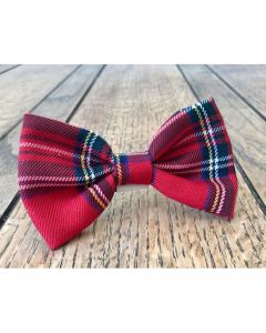 Albies Red Tartan Bow Tie