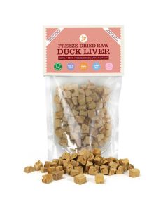 JR Pet Products Freeze Dried Raw Duck Liver Treats for Dogs