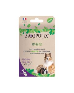 Biospotix Spot On Natural Flea Repellent for Large Breed Dogs