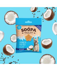 Soopa Healthy Bites - Coconut & Chia Seed for Dogs 50g