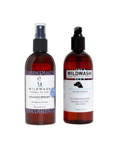Wildwash Flea Repellent Spray and Shampoo for Dog