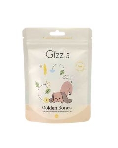 Gizzls Daily Wellness Dog Treats Golden Bones 100g
