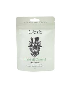 Gizzls Hairball Control Soft Cat Treats with Hemp