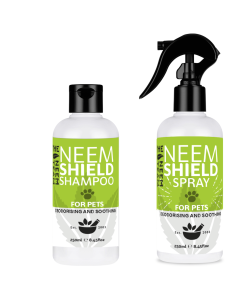 The Neem Team Neem Shield Spray and Shampoo for Dogs