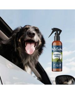 The Holistic Hound Travel Well spray for dogs