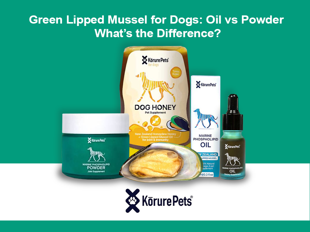 Korure Pets Green lipped mussel supplements