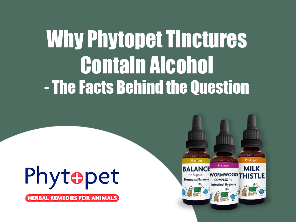 banner featuring phytopet products and strap line