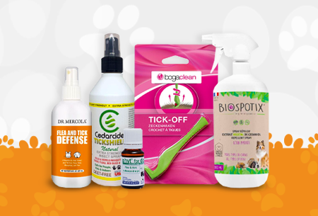 Tick prevention products for pets