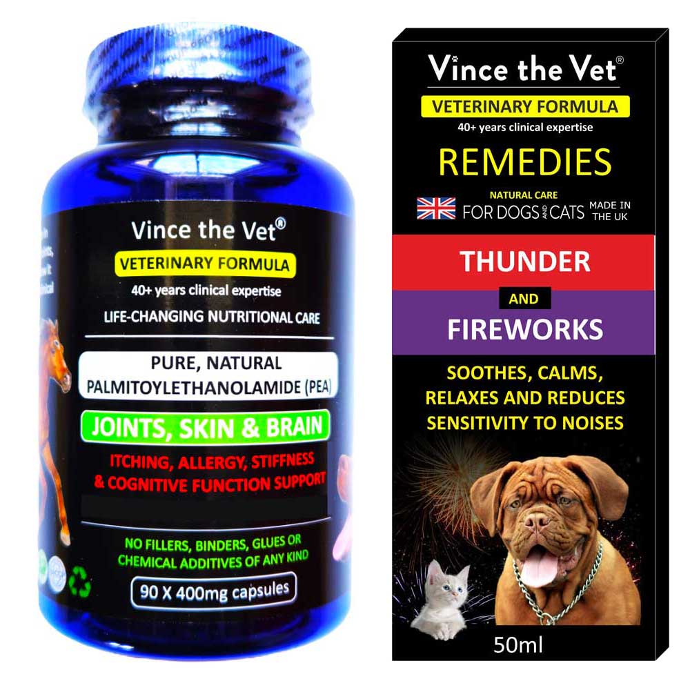 Vince The Vet PEA and Thunder and Fireworks