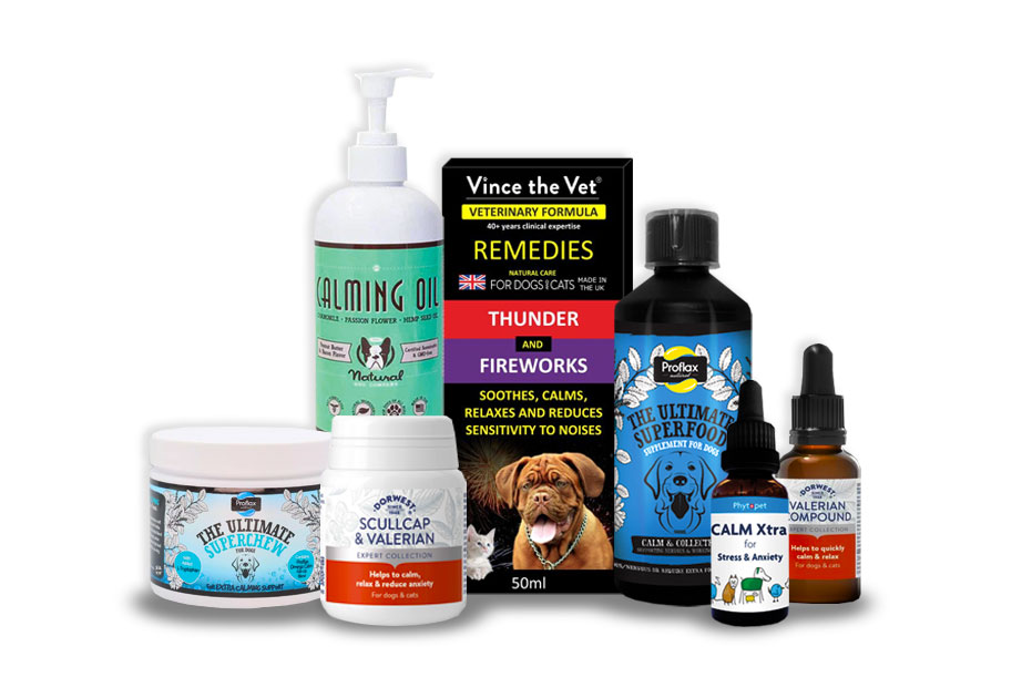 Calming products available at Healthful Pets