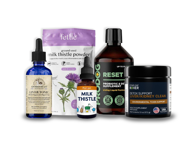 Supplements supporting detoxification