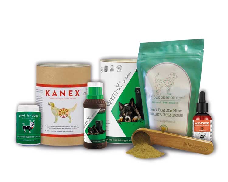 range of supplements to help with intestinal hygiene